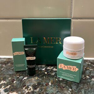 La Mer The Concentrate and The Moisturizing Soft Cream Travel Size NEW
